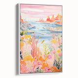 Rolled Paper Art Prints for Kids – Ocean Landscape Wall Decor