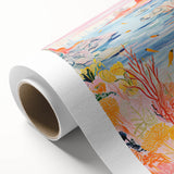 Rolled Paper Art Prints for Kids – Ocean Landscape Wall Decor