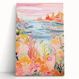 Rolled Paper Art Prints for Kids – Ocean Landscape Wall Decor