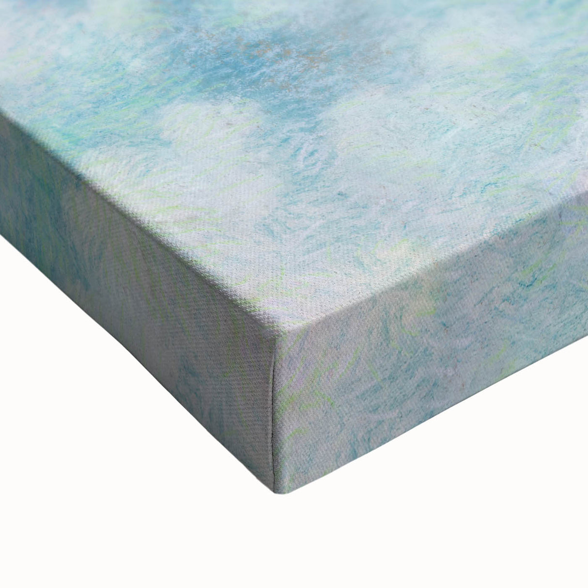Dreamy Pastel Mountain Landscape - Soft Modern Art Print for Tranquil Decor