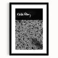 Black and White Pop Art Wall Art - Iconic Line Art Canvas Print