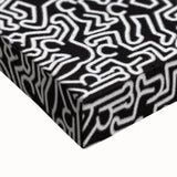 Black and White Pop Art Wall Art - Iconic Line Art Canvas Print