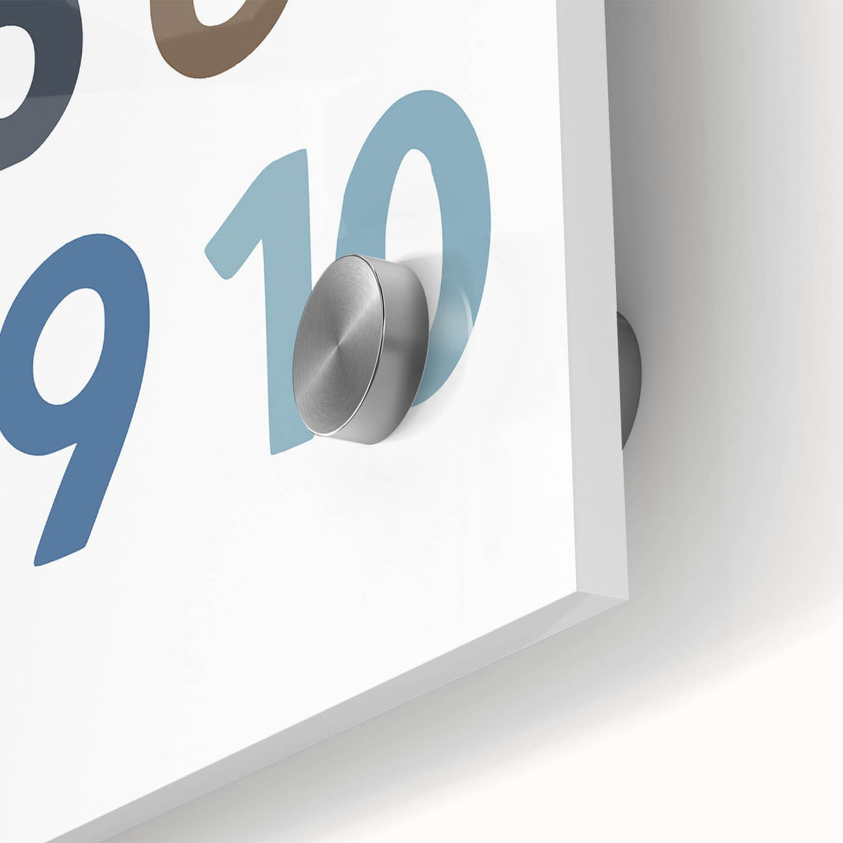 Numbers Typography Art Print – Educational Modern Wall Decor