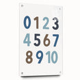 Numbers Typography Art Print – Educational Modern Wall Decor