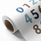 Numbers Typography Art Print – Educational Modern Wall Decor