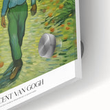 Impressionist-style acrylic glass print of a vibrant, abstract scene, ideal for dining room art.