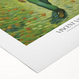 Impressionist style rolled canvas featuring a vibrant, colorful scene, ideal for dining room wall art.