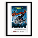 Retro Wall Art - Crocodile Vintage Horror Movie Poster
