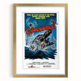Retro Wall Art - Crocodile Vintage Horror Movie Poster