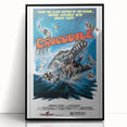 Retro Wall Art - Crocodile Vintage Horror Movie Poster