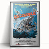 Retro Wall Art - Crocodile Vintage Horror Movie Poster