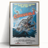 Retro Wall Art - Crocodile Vintage Horror Movie Poster