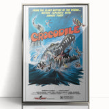 Retro Wall Art - Crocodile Vintage Horror Movie Poster