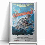Retro Wall Art - Crocodile Vintage Horror Movie Poster