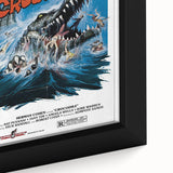 Retro Wall Art - Crocodile Vintage Horror Movie Poster