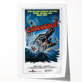 Retro Wall Art - Crocodile Vintage Horror Movie Poster