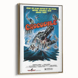 Retro Wall Art - Crocodile Vintage Horror Movie Poster
