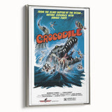 Retro Wall Art - Crocodile Vintage Horror Movie Poster