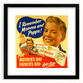 Vintage Chesterfield Cigarettes Ad Poster | Retro Father's Day Art