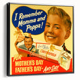 Vintage Chesterfield Cigarettes Ad Poster | Retro Father's Day Art