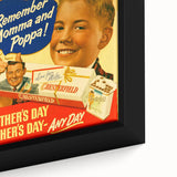 Vintage Chesterfield Cigarettes Ad Poster | Retro Father's Day Art