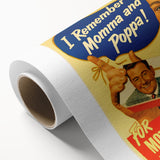 Vintage Chesterfield Cigarettes Ad Poster | Retro Father's Day Art