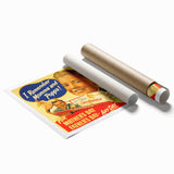 Vintage Chesterfield Cigarettes Ad Poster | Retro Father's Day Art