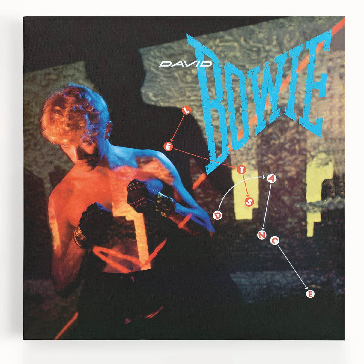 Retro Wall Art – David Bowie Let’s Dance Album Canvas Print