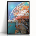 Arctic Monkeys Retro Poster – Tranquility Base Wall Art