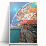 Arctic Monkeys Retro Poster – Tranquility Base Wall Art