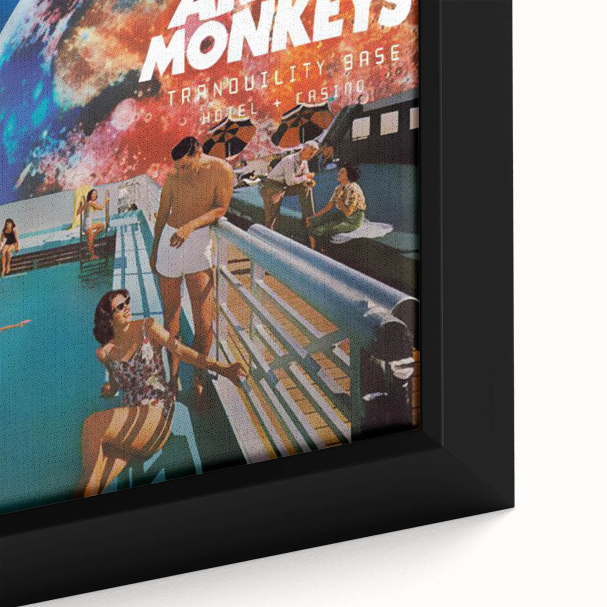 Arctic Monkeys Retro Poster – Tranquility Base Wall Art
