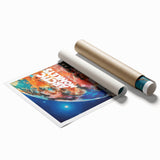 Arctic Monkeys Retro Poster – Tranquility Base Wall Art