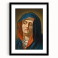Renaissance Art Prints: Head of the Virgin Mary - Classic Religious Decor