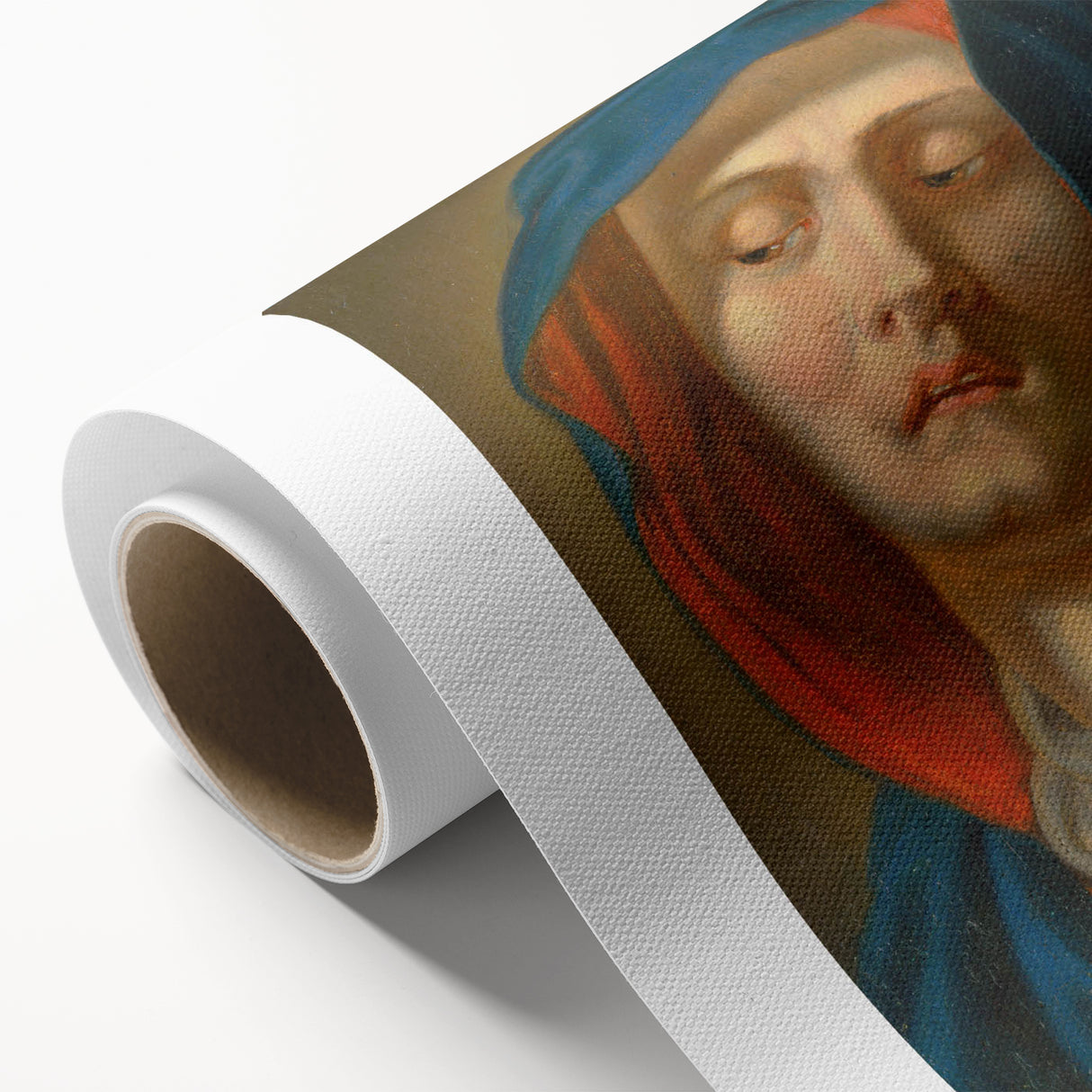 Renaissance Art Prints: Head of the Virgin Mary - Classic Religious Decor