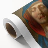 Renaissance Art Prints: Head of the Virgin Mary - Classic Religious Decor