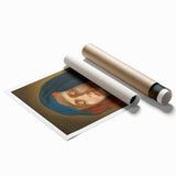 Renaissance Art Prints: Head of the Virgin Mary - Classic Religious Decor