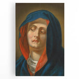 Renaissance Art Prints: Head of the Virgin Mary - Classic Religious Decor