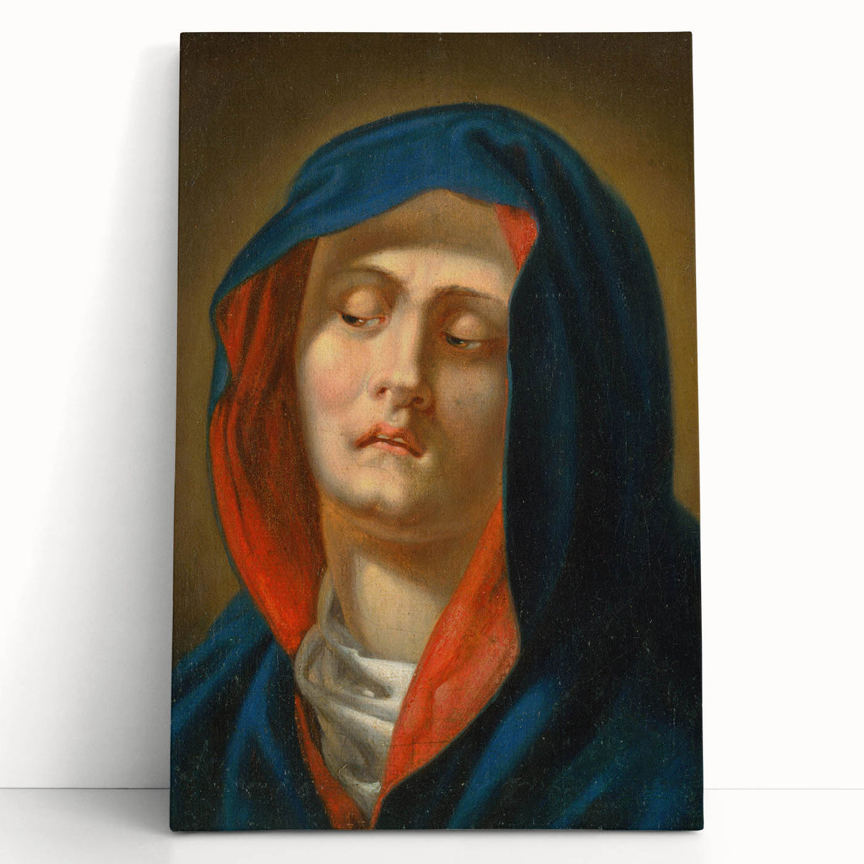 Renaissance Art Prints: Head of the Virgin Mary - Classic Religious Decor