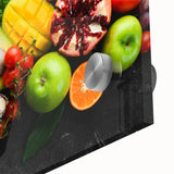 Exotic Fruit Medley - Colorful Tropical Kitchen Wall Art
