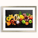 Exotic Fruit Medley - Colorful Tropical Kitchen Wall Art