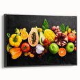 Exotic Fruit Medley - Colorful Tropical Kitchen Wall Art