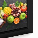 Exotic Fruit Medley - Colorful Tropical Kitchen Wall Art