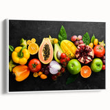 Exotic Fruit Medley - Colorful Tropical Kitchen Wall Art