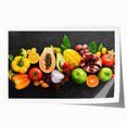 Exotic Fruit Medley - Colorful Tropical Kitchen Wall Art
