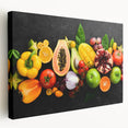 Exotic Fruit Medley - Colorful Tropical Kitchen Wall Art