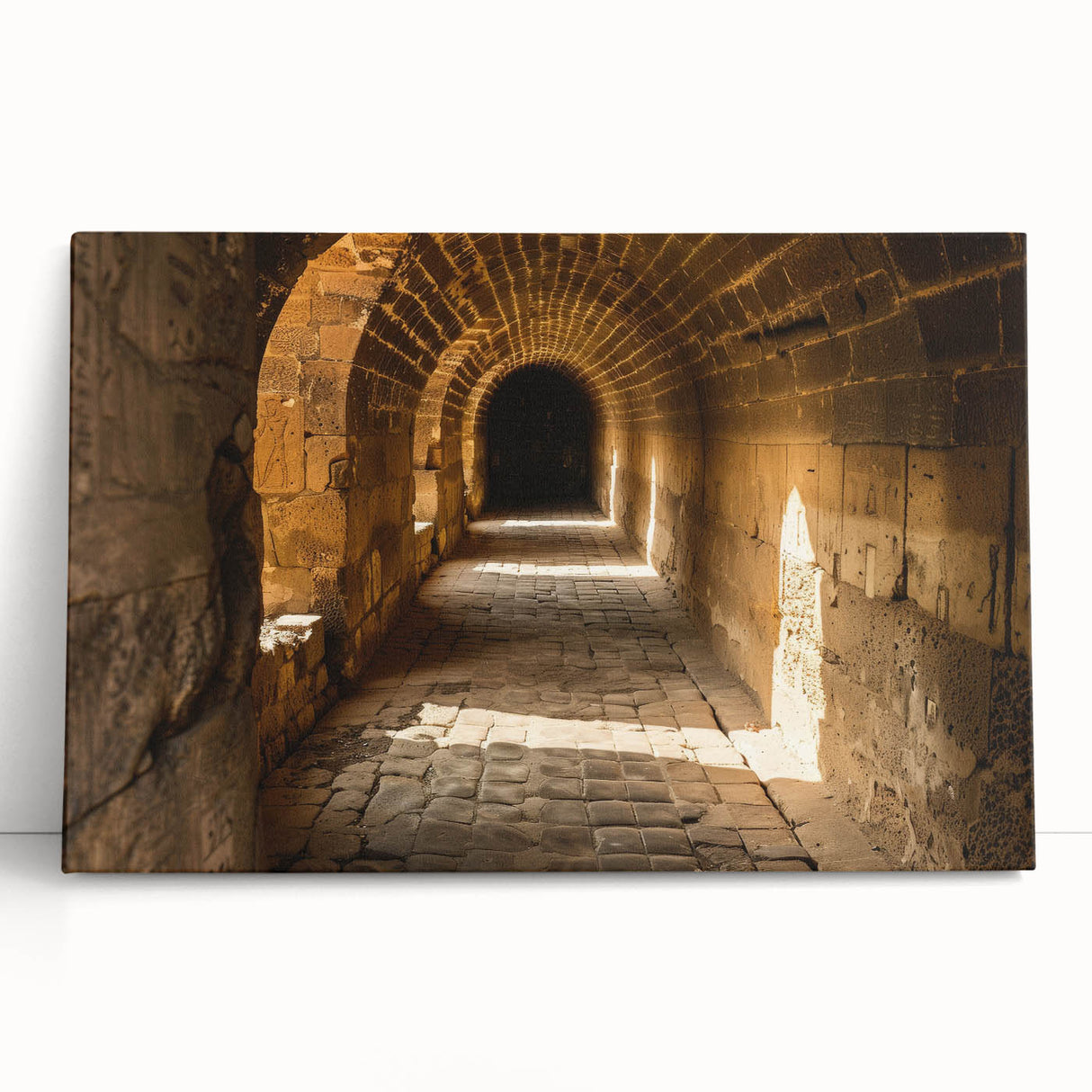 Large black and white stretched canvas of Ethiopian scenery, ideal for kitchen wall art or bedroom decor.