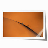 Extra large rolled print of Namibian landscape with soft, earthy tones, ideal for art wall dining room.