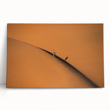 Large black and white canvas print of Namibian landscape, ideal for kitchen wall art or bedroom decor.