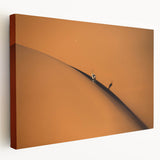 Large canvas print of a Namibian landscape in earth tones, suitable for kitchen wall art.