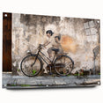 Acrylic print of a large abstract depiction of a Malaysian landscape in muted earth tones.